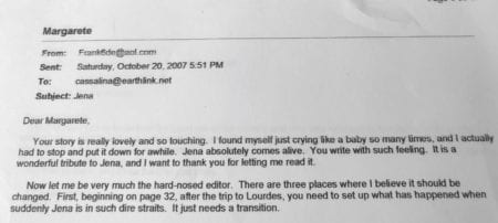 Email from Frank DeFord